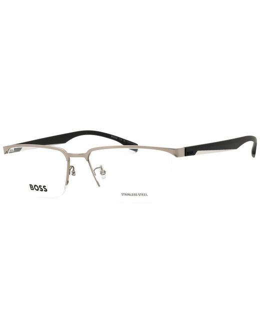Boss Gray Boss 1543/F 57Mm Optical Frames for men