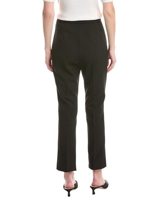 Max Mara Black Nepeta Wool-Blend Trouser