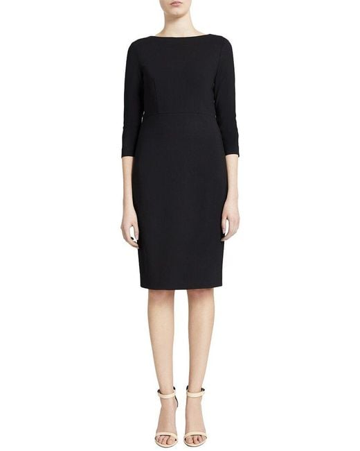 Theory Black Wool-Blend Varetta Dress