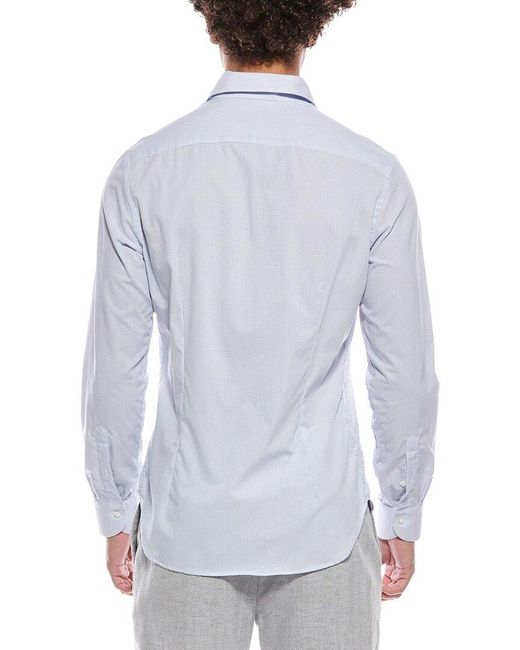 Canali Gray Dress Shirt for men