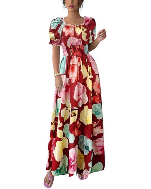 Vincent Red Maxi Dress