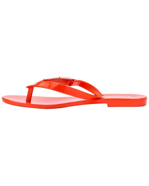 Melissa Orange Harmonic M Chic Flip Flop