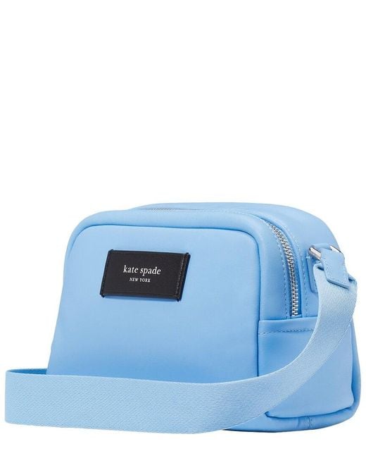 Kate Spade Blue Puffed Smooth Leather Small Crossbody