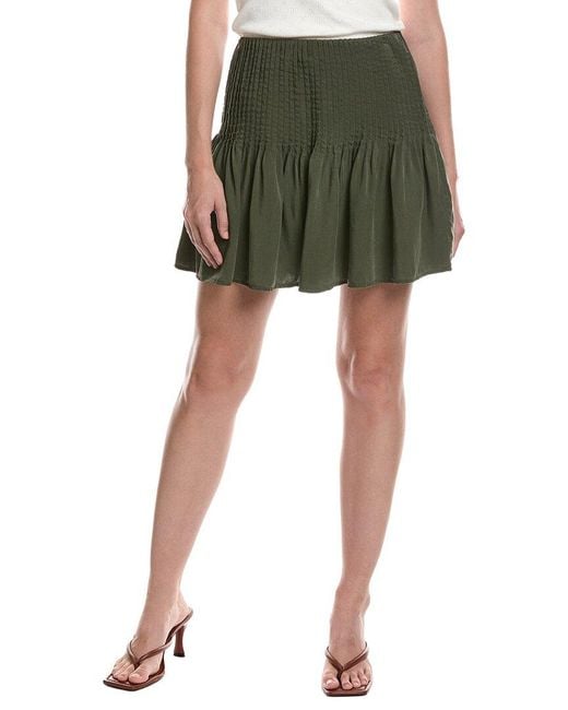Bella Dahl Green Mini Skirt