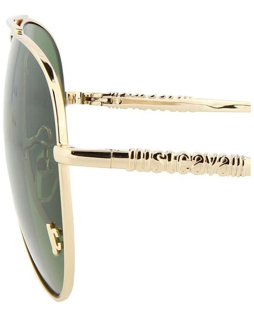 Just Cavalli Green Unisex Sjc029k 60mm Polarized Sunglasses for men