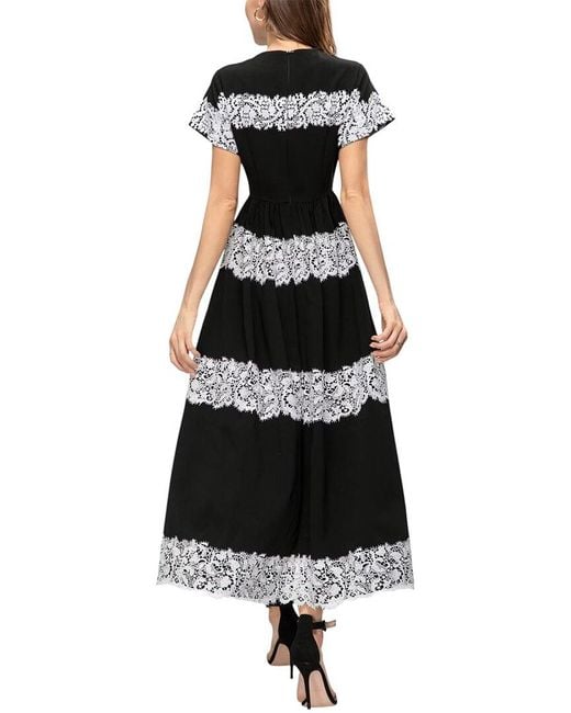 Adele Berto Black Midi Dress