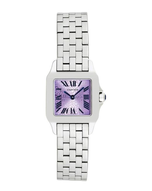Cartier White Demoiselle Watch, Circa 2000S (Authentic Pre-Owned)