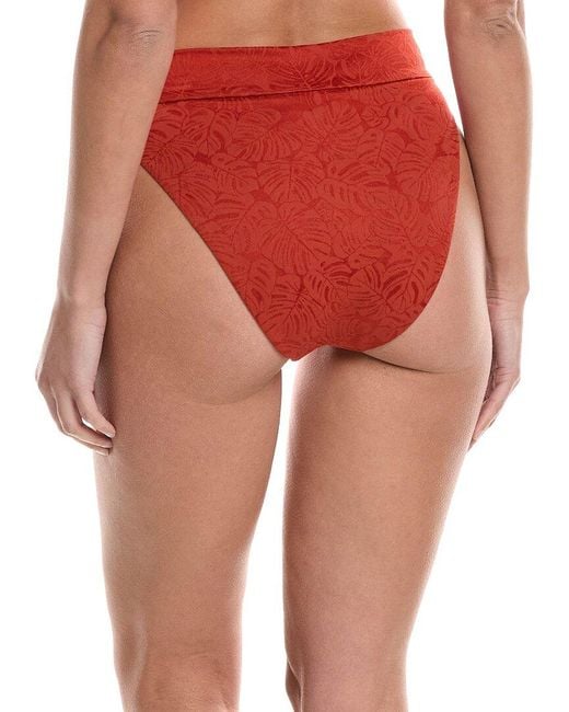 Onia Red Ivy Bikini Bottom