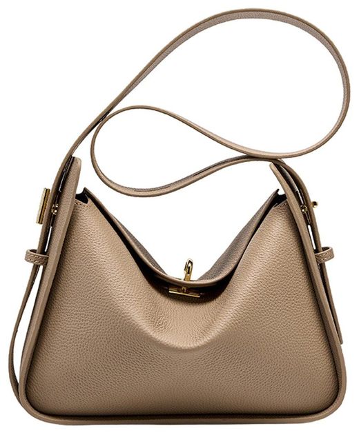 Adele Berto Natural Leather Shoulder Bag