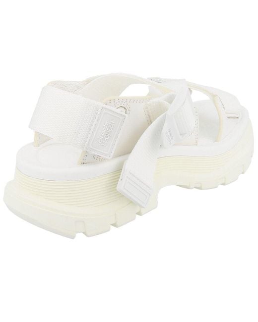 McQueen White Sandal