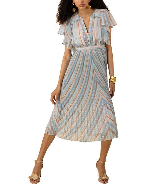 Hale Bob Gray Della Midi Dress