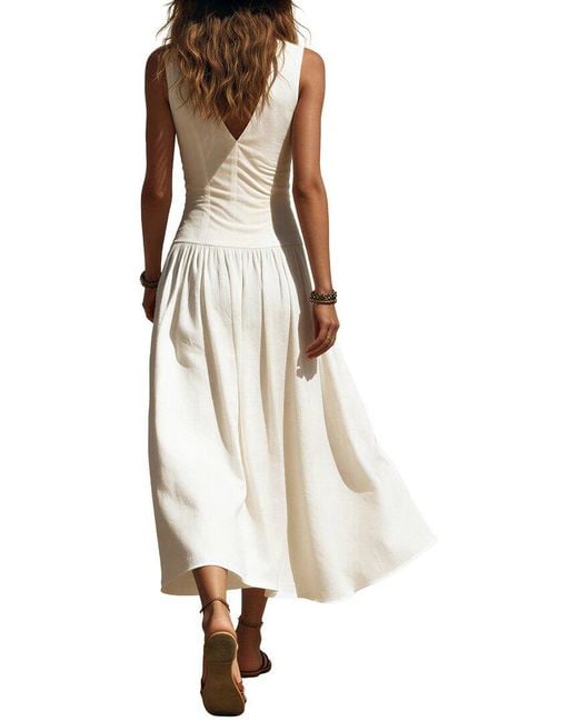 AUGUST 1987 Natural Midi Dress