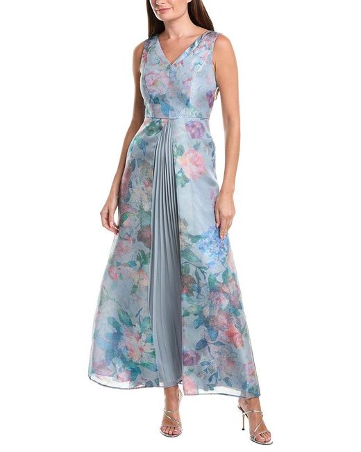 Kay Unger Blue Merida Gown