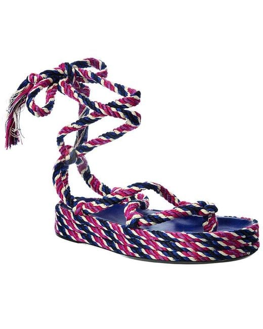 Isabel Marant Blue Erol Rope Sandal