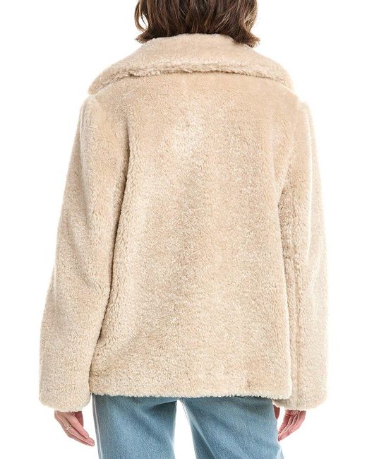 Sam Edelman Natural Butter Teddy Jacket