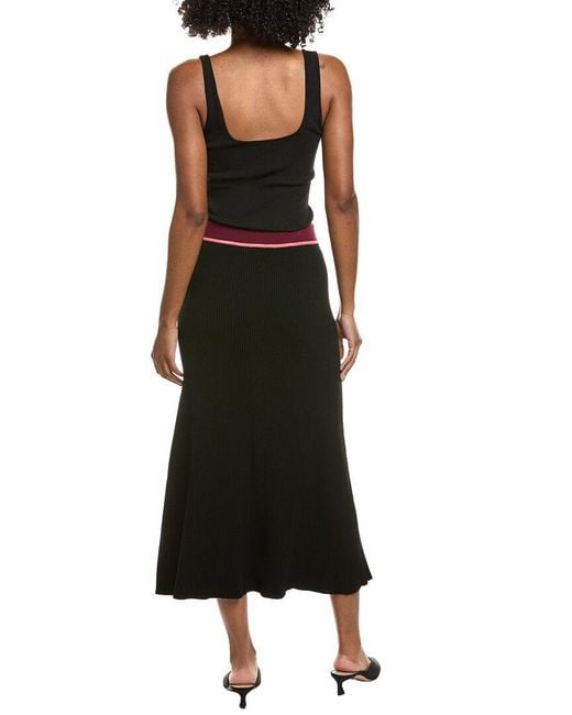 Ramy Brook Black Dakota Maxi Skirt