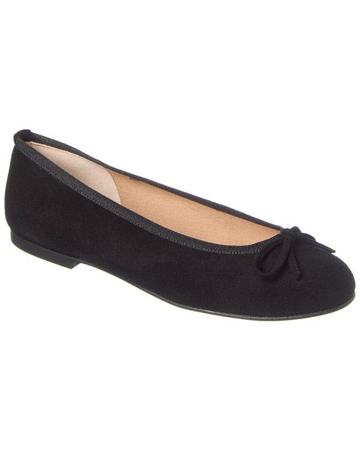 French Sole Blue Emerald Suede Flat