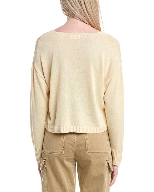 LaBiz Natural V-Neck Sweater