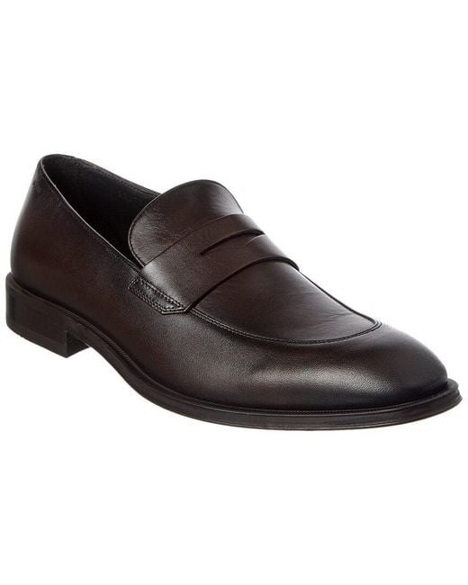 Boss Brown Derrek Leather Loafer for men
