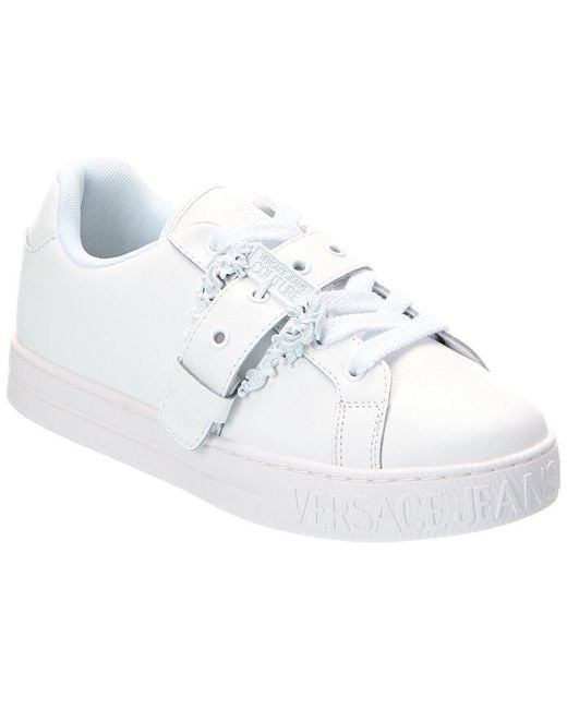 Versace Jeans White Couture Leather Sneaker
