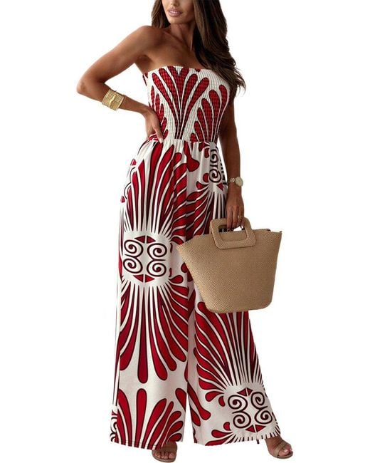 Vincent Red Jumpsuit