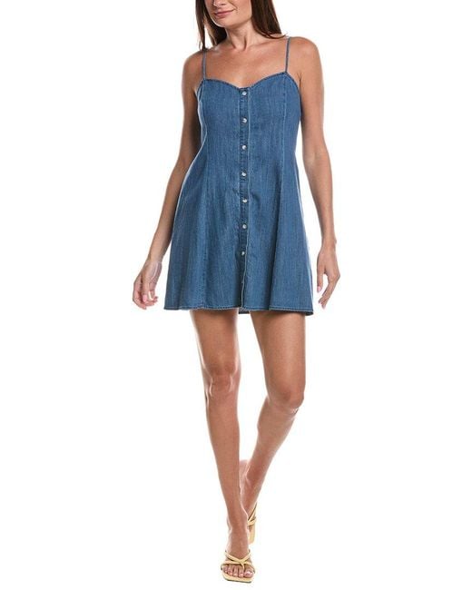 Z Supply Blue Angel Eyes Denim Mini Dress
