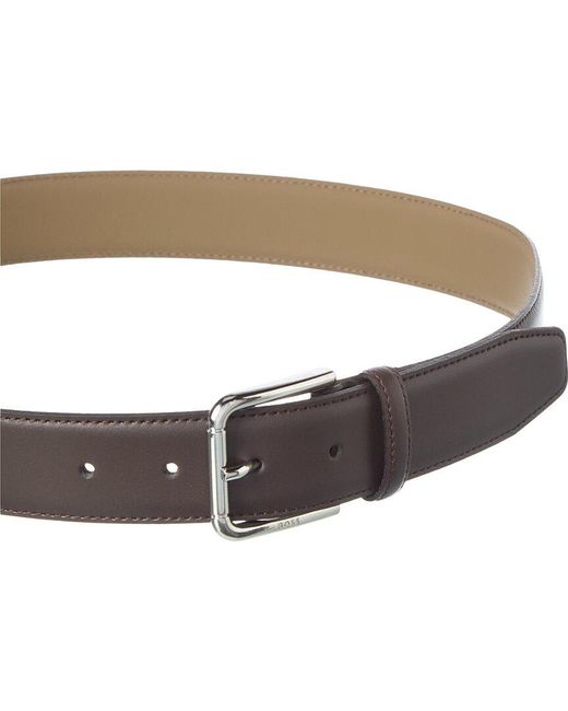 Boss Brown Boss Navya Leather Belt for men