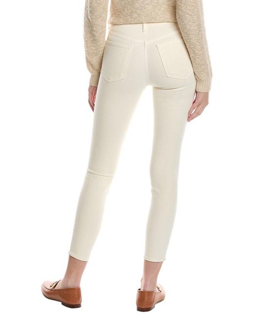 Mother Natural Denim High-waist Looker Ankle Antique White Skinny Jean