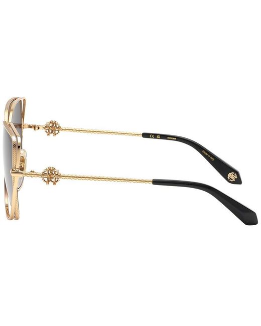 Roberto Cavalli Metallic 59Mm Sunglasses
