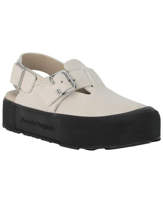 McQueen White New Micmac Clog for men