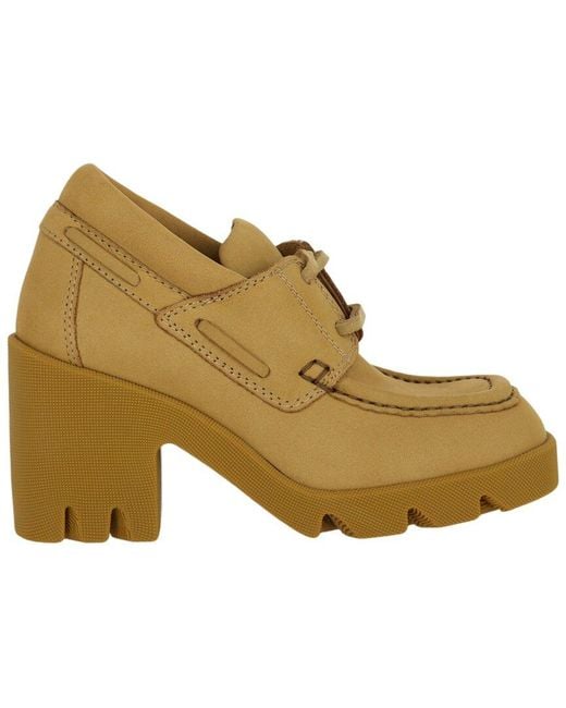 Burberry Brown Leather Pump