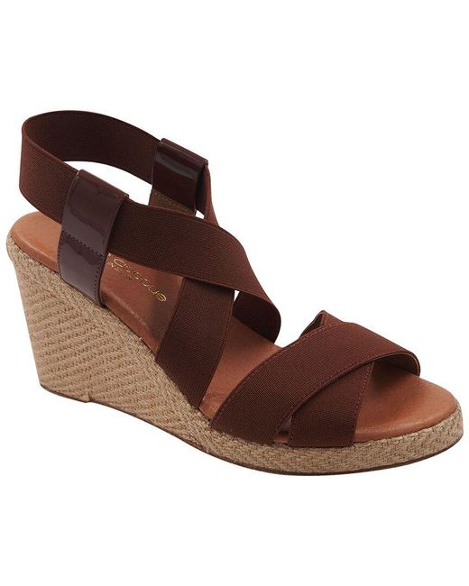 Andre Assous Brown Dalmira Sandal