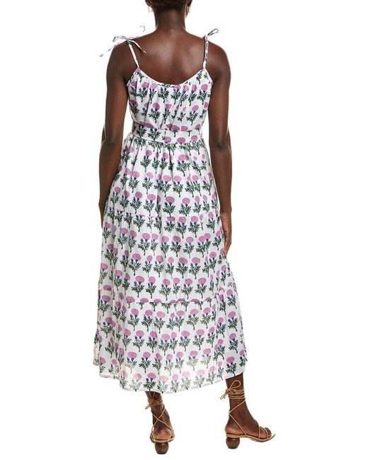 Emerson Fry White India Button Front Sundress