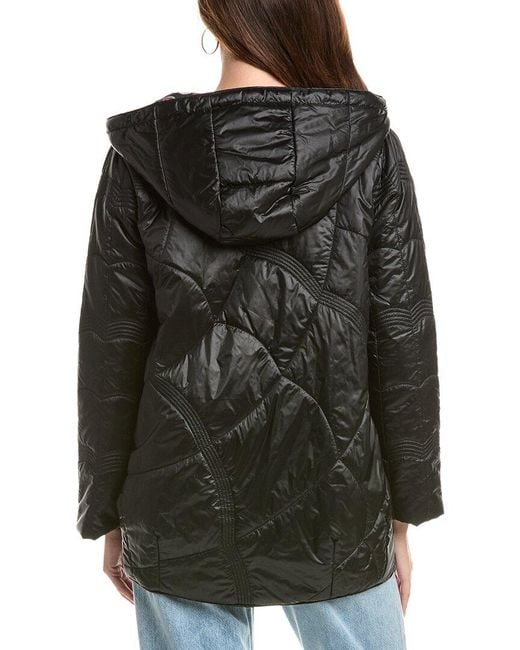 Johnny Was Black Arches Quilted Puffer Jacket