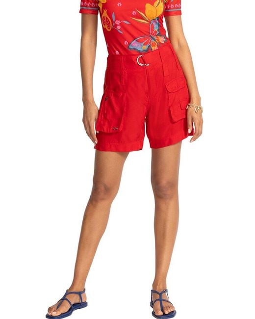 Johnny Was Red Hailey Short