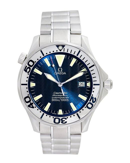 Omega Metallic Seamaster Professional Chronometer Watch, Circa 2000S (Authentic Pre-Owned) for men