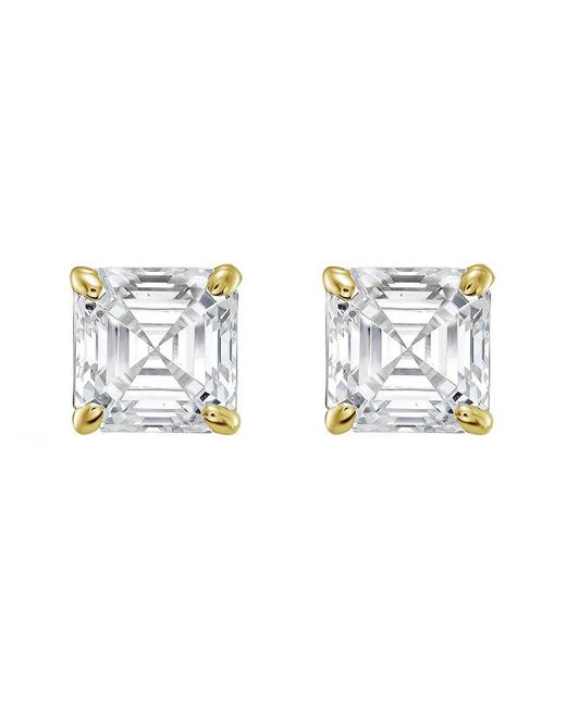 Diana M Metallic Diana M. 14K 8.00 Ct. Tw. Lab-Grown Diamond Earrings