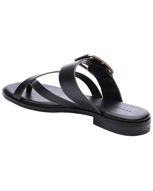 Sanctuary Black Spring Flip Flop