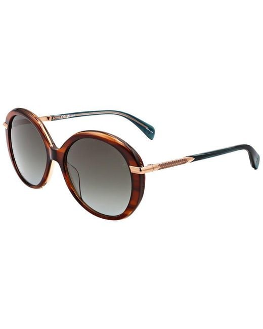 Rag & Bone Brown Rnb1075 56Mm Sunglasses