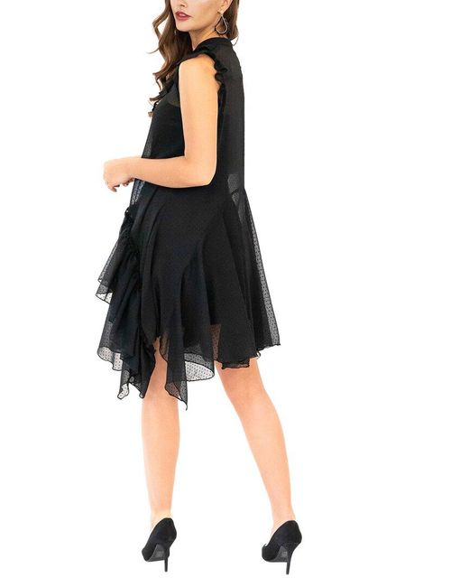 Eva Franco Black Masel Mini Dress