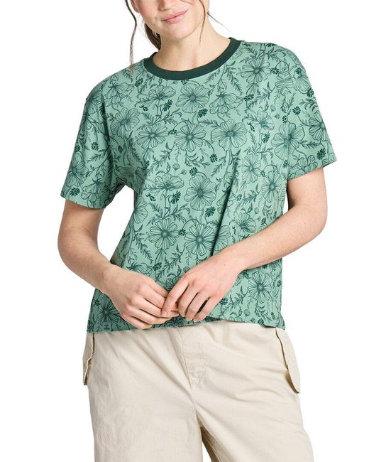 Life Is Good. Green Crusher Boxy T-Shirt