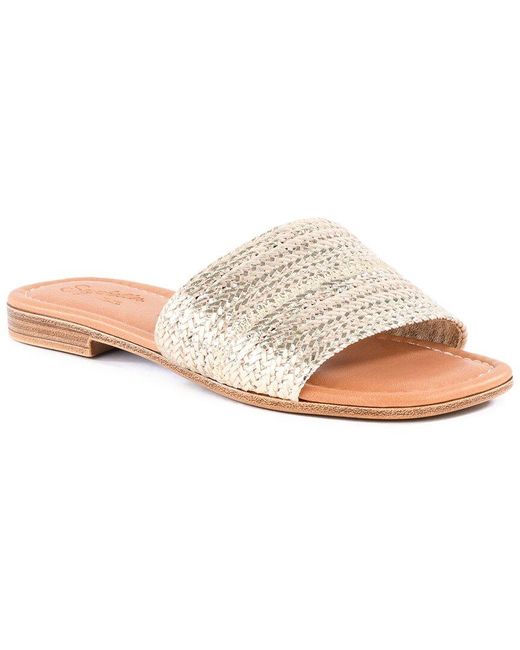 Seychelles White Flat Sandal