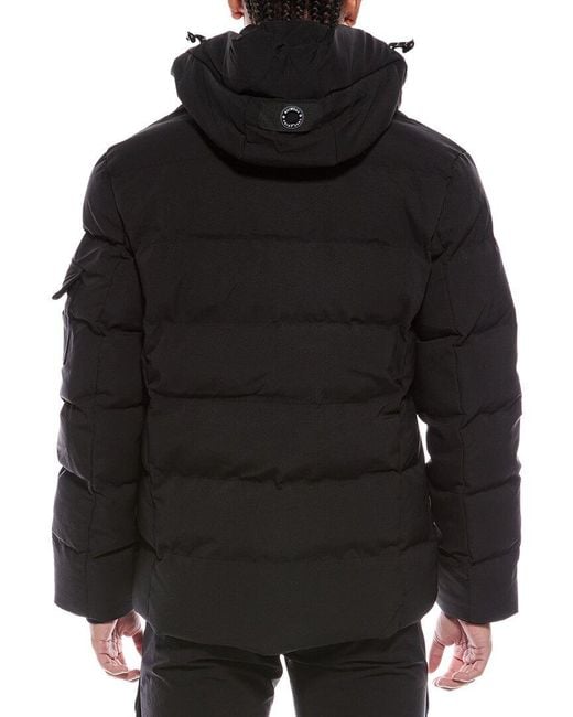 Point Zero Black Puffer Coat for men