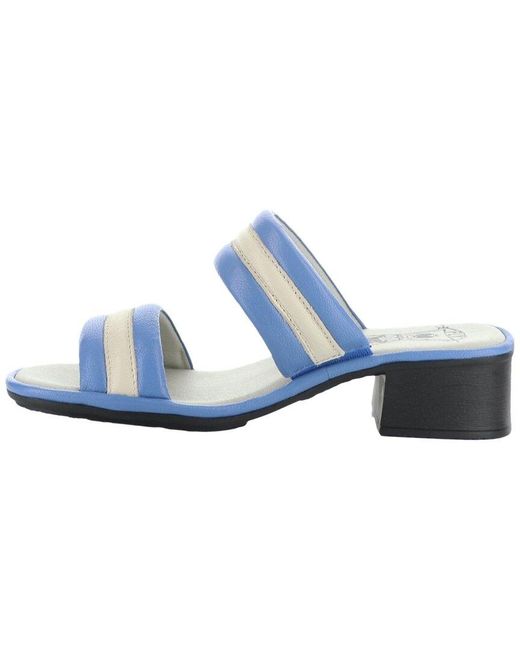 Fly London Blue Eity Leather Sandal