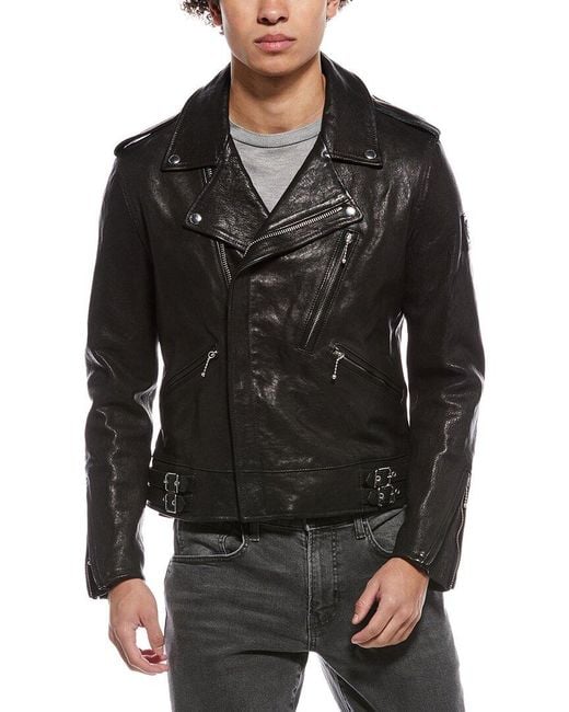 Belstaff Black Rider Leather Jacket for men