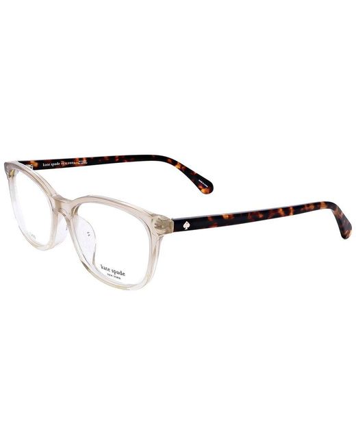 Kate Spade White Haisley 53Mm Optical Frames
