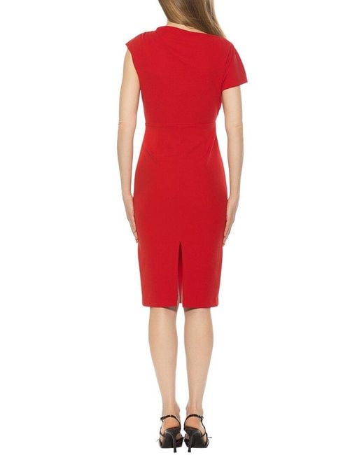 Alexia Admor Red Althea Sheath Dress