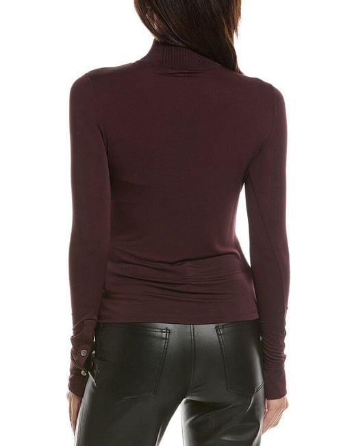 A.L.C. Purple Elyse Top