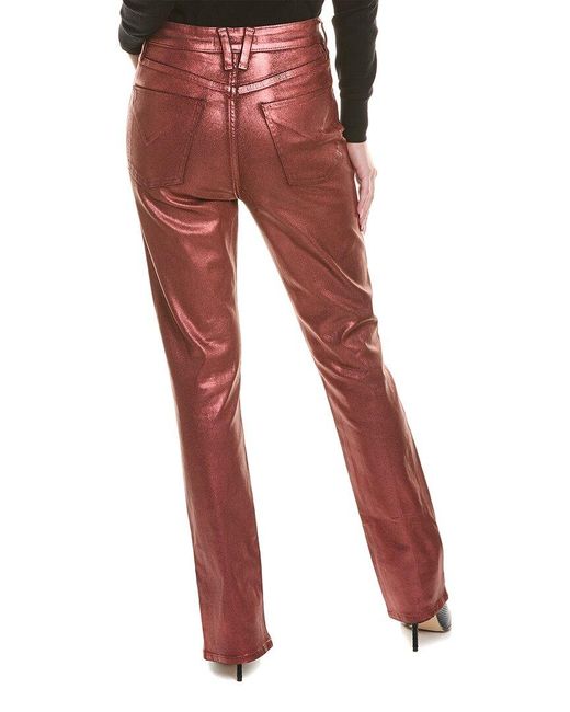 Hudson Red Harlow Ultra High-rise Cinnamon Glitter Cigarette Jean