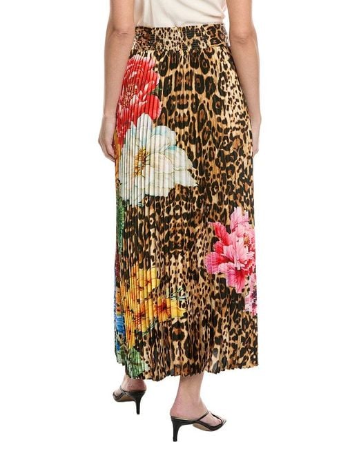 Tahari Multicolor The Louise Pleated Skirt